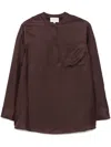 Loulou Studio Blouse Clothing In Braun