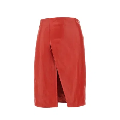 LOULOU STUDIO 'EKARE' LEATHER SKIRT