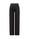 Loulou Studio Elastic Pants In Black