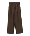 Loulou Studio Alera Straight-leg Trousers In Green