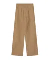 Loulou Studio Sand-coloured Trousers In Cotton In Sand-colored