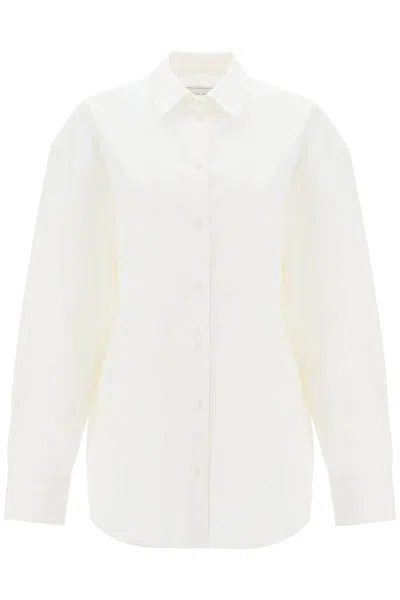 Loulou Studio Espanto Oversized Shirt In White
