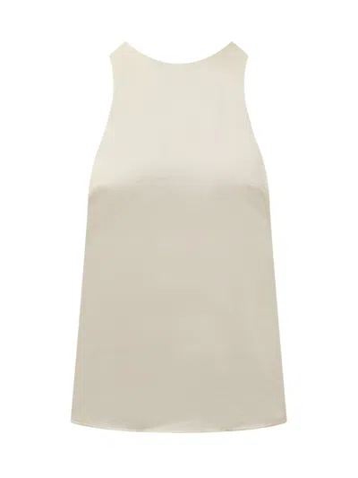 Loulou Studio Estor Sleeveless Top In Beige