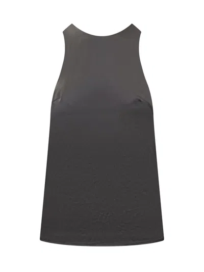 Loulou Studio Silk T-shirt In Black