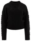 Loulou Studio "eustace" Crew Neck Cable Knit Sweater In Black