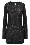 Loulou Studio Evan Dress In Cotton And Silk In Black
