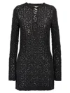 Loulou Studio Lace Stitch Dress In Black