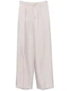 Loulou Studio Fafila Trousers In Grey