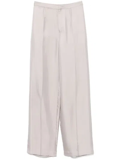 Loulou Studio Fafila Trousers In Grey