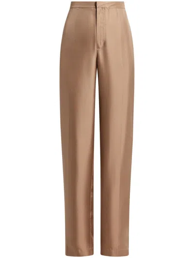 Loulou Studio Fafila Trousers In Neutrals