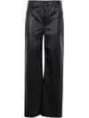 Loulou Studio Figari Wide-leg Leather Pants In Black