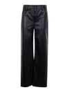 Loulou Studio Figari Wide-leg Leather Pants In Black