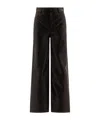 Loulou Studio Figari Wide-leg Leather Pants In Black