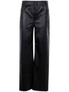 Loulou Studio Figari Wide-leg Leather Pants In Black