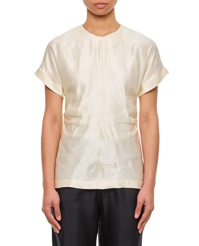 Loulou Studio Fitted Short-sleeved Blouse