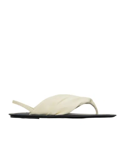 Loulou Studio Flip Flops In Nude