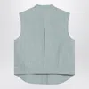 Loulou Studio Fog Grey Blouse In Cotton Blend