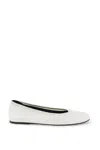 Loulou Studio Rupa Leather Ballet Flats In Bianco