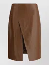 Loulou Studio Front Slit Wrap Midi Skirt
