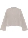 Loulou Studio Faro Sweater In Grey