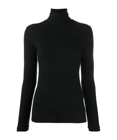 Loulou Studio Gallinara Turtleneck Sweater In Black