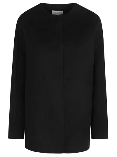 Loulou Studio Gio Round Neck Short Coat