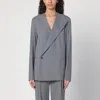 Loulou Studio Double-breasted Wool Blazer In Grey