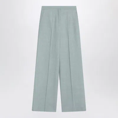 Loulou Studio Gray Fog Pants In Blend