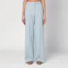 Loulou Studio Gray Fog Pants In Cotton Blend In Light Blue