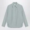 Loulou Studio Gray Fog Shirt In Cotton