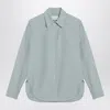 Loulou Studio Gray Fog Shirt In Cotton