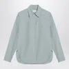 Loulou Studio Gray Fog Shirt In Cotton