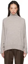 LOULOU STUDIO GRAY MURANO TURTLENECK