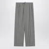 Loulou Studio Gray Wide Pants With Drawstring In Grey