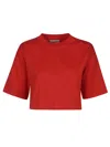 Loulou Studio T-shirt Lou Lou Studio Woman Color Red In Tomato
