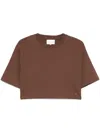 Loulou Studio Telanto T-shirt In Brown