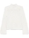 Loulou Studio Gustavia Sweater In White