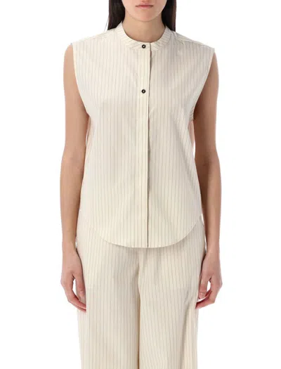 LOULOU STUDIO LOULOU STUDIO HALE STRIPES SLEEVELESS SHIRT