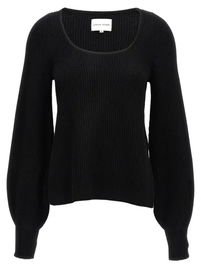 Loulou Studio Hermus' Sweater In Black