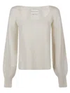 Loulou Studio Loulou De Saison Sweater In Ivory