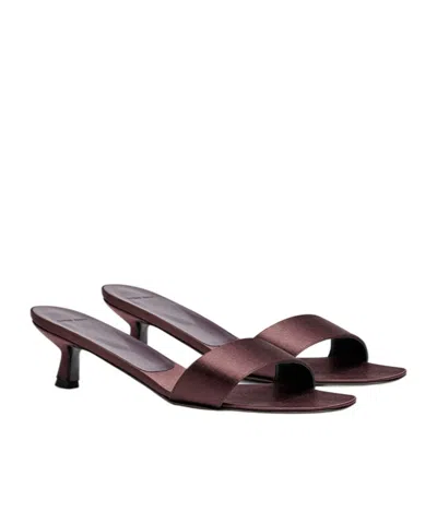 Loulou Studio High Heeled Sandals In Black