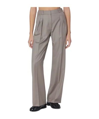 Loulou Studio High-waisted Casual Pants In Gray