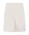 Loulou Studio High-waisted Short Skirt In Neutral
