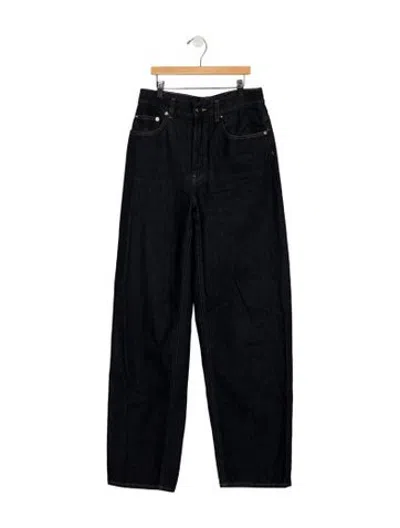 Pre-owned Loulou Studio High-rise Wide Leg Jeans In Blue
