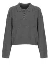 Loulou Studio Polo Shirt Lou Lou Studio Woman Color Charcoal In Gray