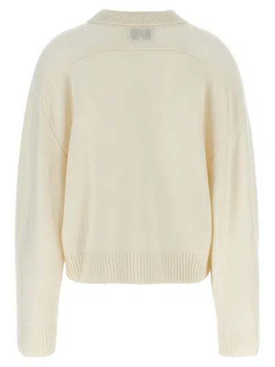 Loulou Studio 'homere' Ivory Cashmere Sweater In Neutral