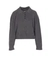 Loulou Studio Homere Lds Sweater In Gray