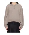 Loulou Studio Homere Polo In Nude