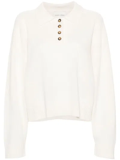 LOULOU STUDIO HOMERE POLO SWEATER