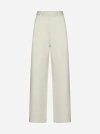 LOULOU STUDIO IDAI COTTON AND LINEN TROUSERS